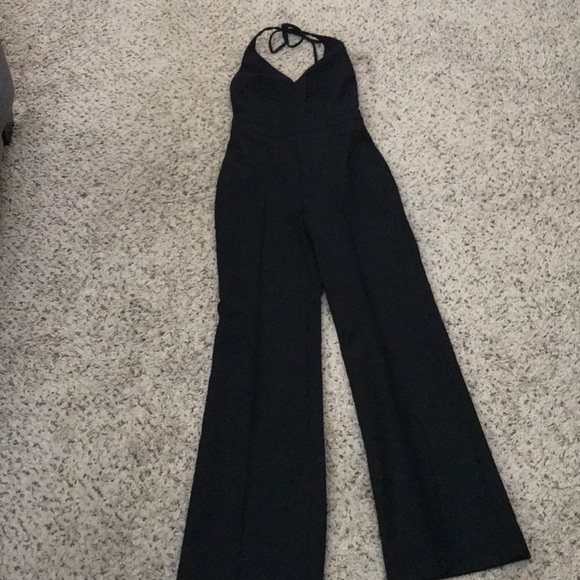 Elizabeth and James Britta backless black jumpsuit - Picture 4 of 8